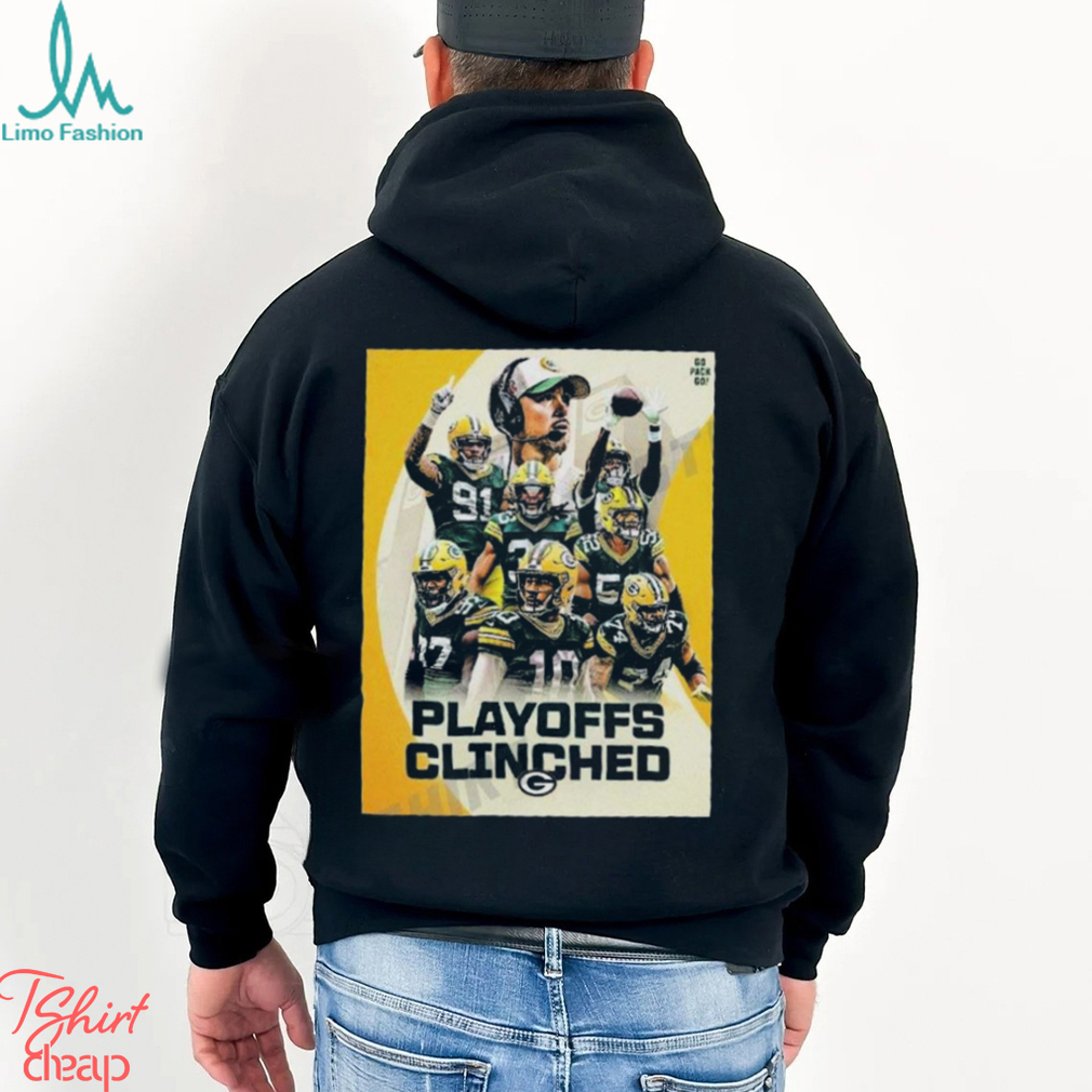 Congrats Green Bay Packers Playoffs Clinched 2024 T Shirt Congrats Green Bay Packers Playoffs Clinched 2024 T Shirt