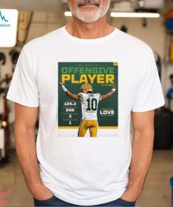 Congrats Jordan Love Green Bay Packers Has Been Named The NFL Offensive Player Of The Week Rating Point Classic T Shirt