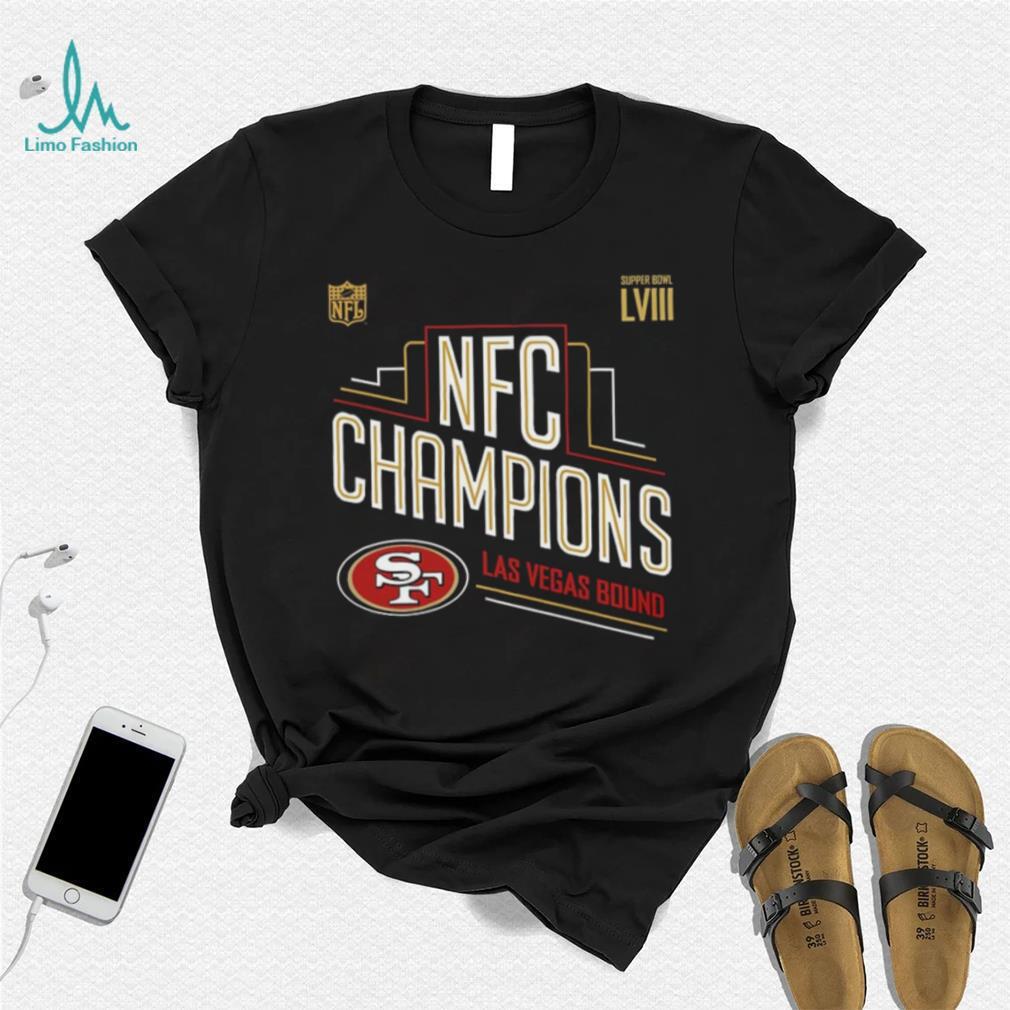 Congrats San Francisco 49ers Are 2023 NFC Champions And Advance to Super Bowl LVIII Las Vegas Bound Unisex T Shirt Congrats San Francisco 49ers Are 2023 NFC Champions And Advance to Super Bowl LVIII Las Vegas Bound Unisex T Shirt