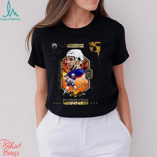 Congratulations Edmonton Oilers Connor McDavid Is Officially On The EA Sports NHL 24 Team Of The Year Shirt