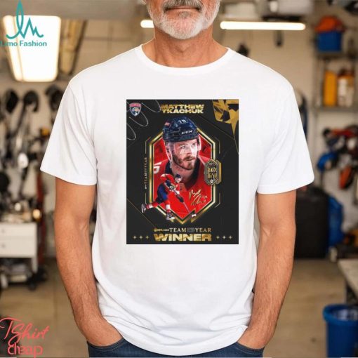 Congratulations Florida Panthers Matthew Tkachuk Is Officially On The EA Sports NHL 24 Team Of The Year Art Shirt