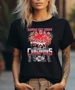 Congratulations Kansas City Chiefs 2024 American football Conference Champions signatures shirt