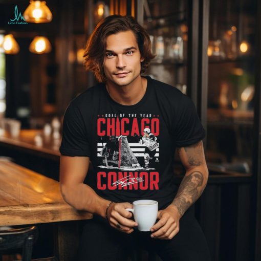 Connor Bedard Chicago Goal Of The Year signature shirt