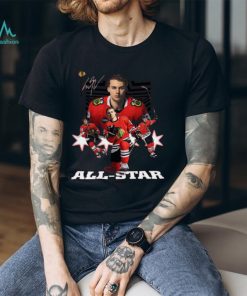 Connor Bedard Signature Chicago Blackhawks NHL All Star Game 2024 T Shirt Gifts