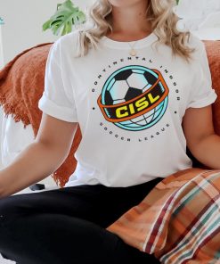 Continental Indoor Soccer League CISL Logo t shirt