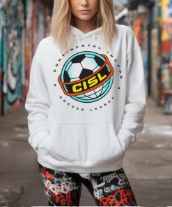 Continental Indoor Soccer League CISL Logo t shirt