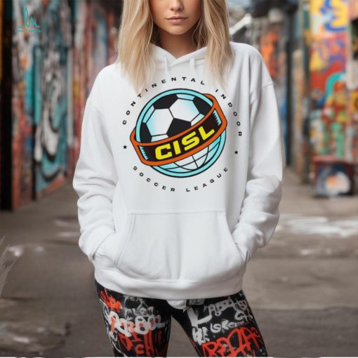 Continental Indoor Soccer League CISL Logo t shirt