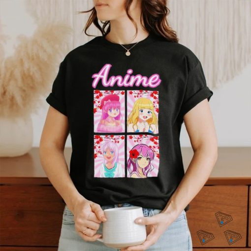 Cool Pink Anime Girl Tees T shirt