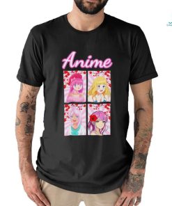 Cool Pink Anime Girl Tees T shirt