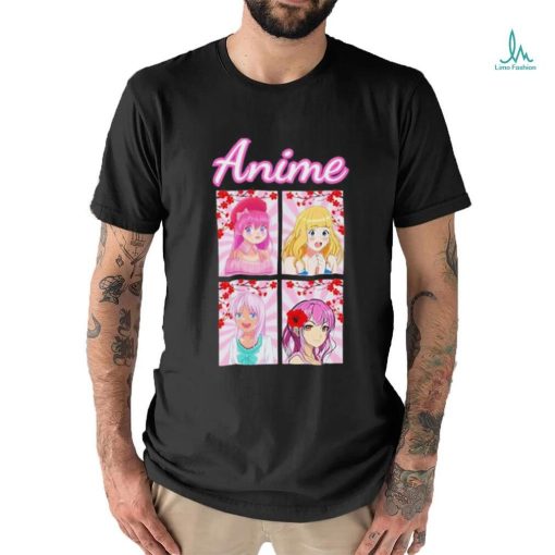 Cool Pink Anime Girl Tees T shirt