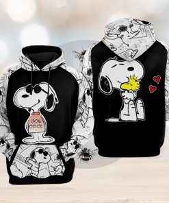 Cool Snoopy comic Full Printed 3D Hoodie