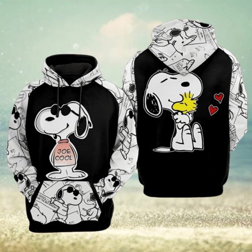 Cool Snoopy comic Full Printed 3D Hoodie