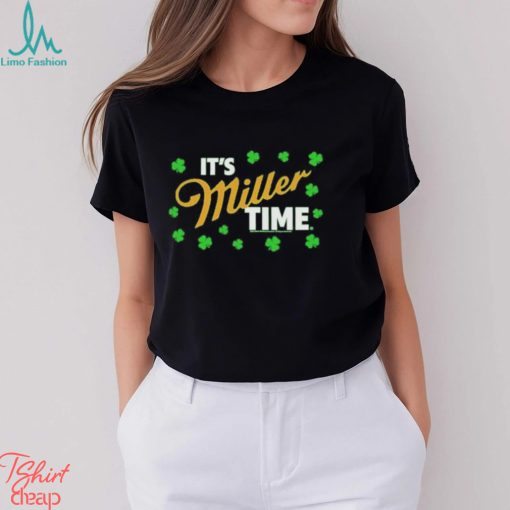 Coors mad engine it’s miller time st. paddy’s day graphic 2024 shirt