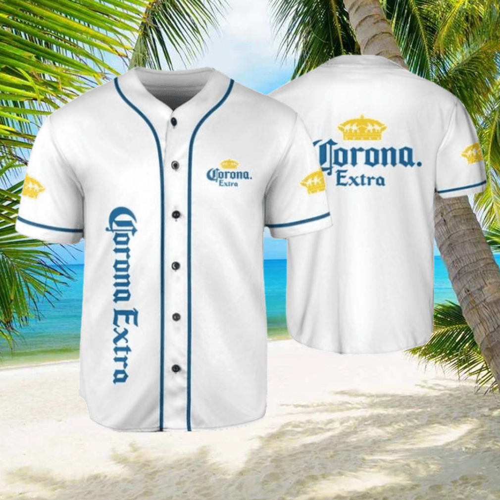 Corona Baseball Jersey for Beer and Vodka Lovers Corona Baseball Jersey for Beer and Vodka Lovers