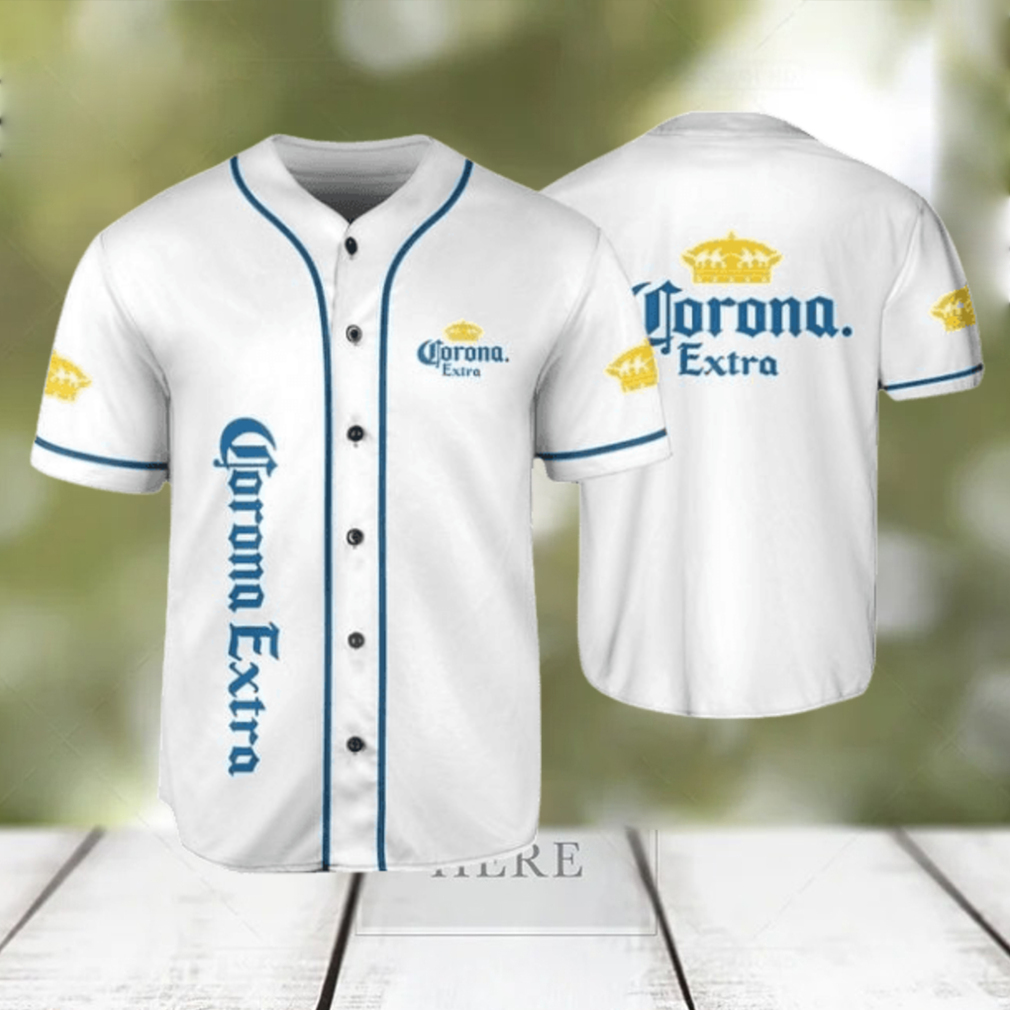 Corona Baseball Jersey for Beer and Vodka Lovers Corona Baseball Jersey for Beer and Vodka Lovers