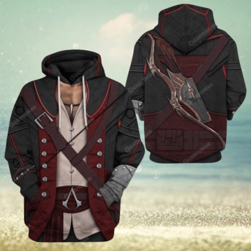 Cosplay Assassin’s Creed IV 4 Black Flag Connor Kenway T Shirts Hoodies Apparel
