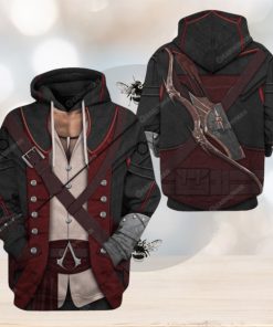 Cosplay Assassin’s Creed IV 4 Black Flag Connor Kenway T Shirts Hoodies Apparel