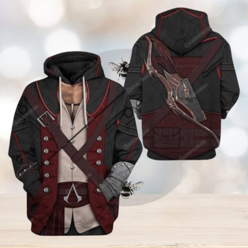 Cosplay Assassin’s Creed IV 4 Black Flag Connor Kenway T Shirts Hoodies Apparel