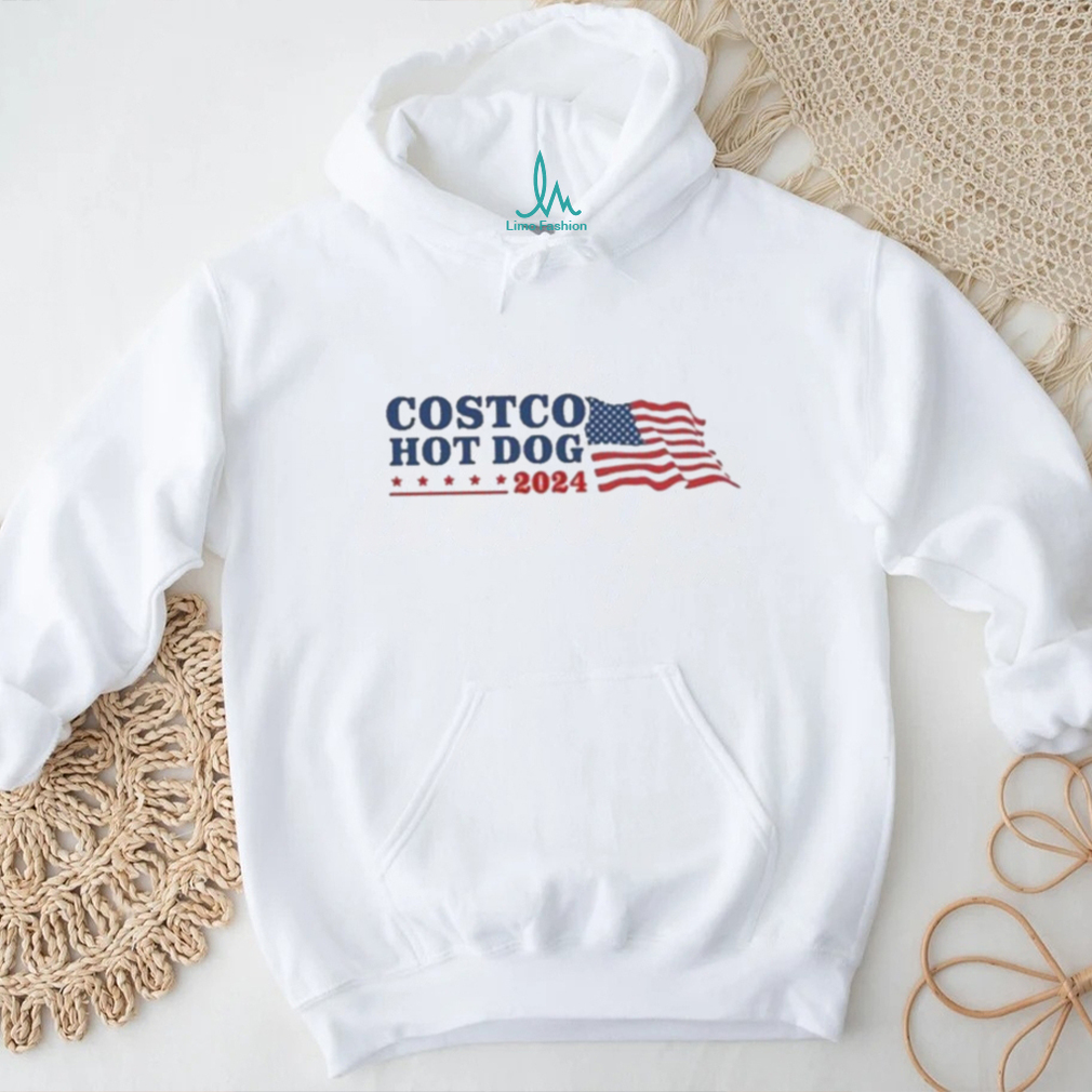 Costco Hot Dog 2024 America Flag Shirt Costco Hot Dog 2024 America Flag Shirt