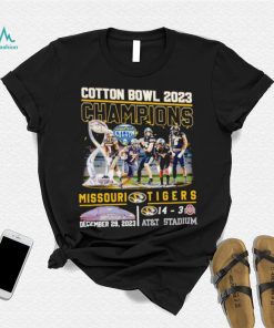 Cotton Bowl 2023 Champions Missouri Tigers 14 3 shirt