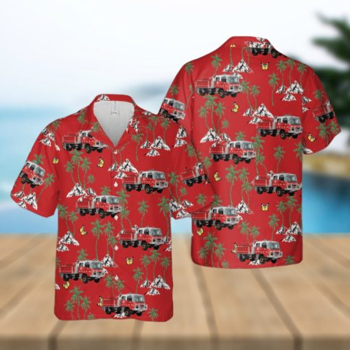 Country Fire Authority (CFA) Tanker Hawaiian Shirt