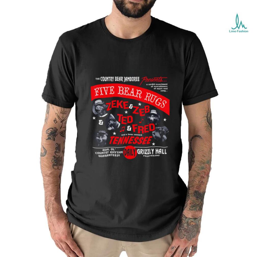 Country Rhythm Five Bear Rugs T Shirt Country Rhythm Five Bear Rugs T Shirt