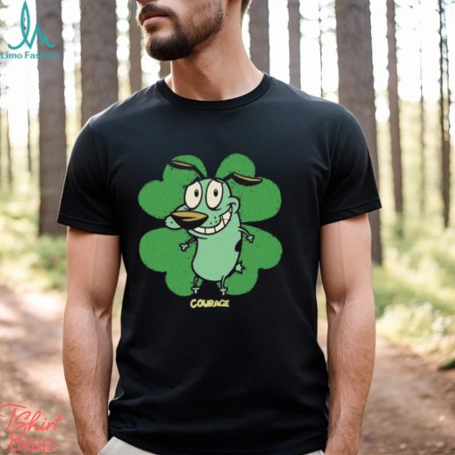 Courage the cowardly dog mad engine st. paddy’s day graphic 2024 shirt