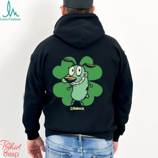Courage the cowardly dog mad engine st. paddy’s day graphic 2024 shirt