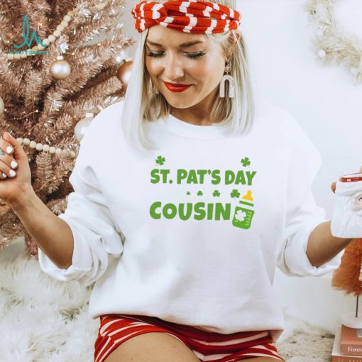 Cousin First Baby Reveal Saint Patrick’s on Sport T Shirt