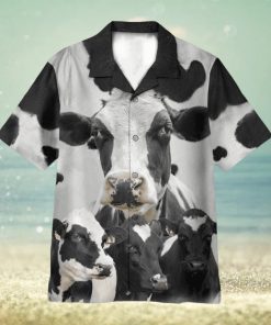 Cow Great Funny Button’s Up Shirts 3D Hawaiian Shirt Summer Vaction Gift