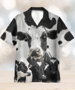 Cow Great Funny Button’s Up Shirts 3D Hawaiian Shirt Summer Vaction Gift