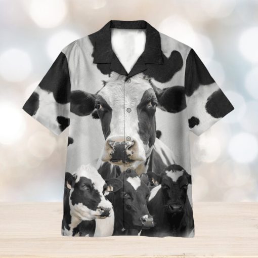 Cow Great Funny Button’s Up Shirts 3D Hawaiian Shirt Summer Vaction Gift