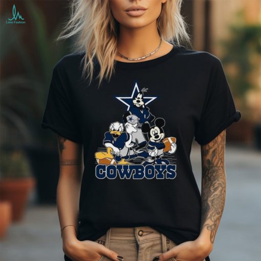 Cowboys NFL Mickey Mouse Football T Shirt