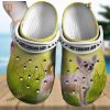 Customized Name Jack Russell Bone Pattern Puppy Crocs for Fans