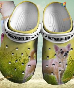 Crazy Chihuahua Lady Gift Classic Crocs Clogs for Chihuahua Fans