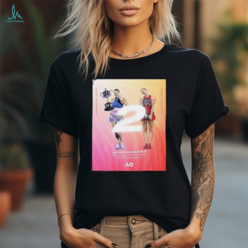 Crown Defended Aryna Sabalenka First Back to back AUS Open Grand Slam 2024 Since 2013 Azarenka 2023 2024 Champion T Shirt