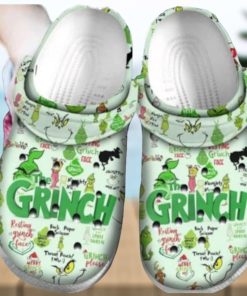 Custom Christmas Grinch Shoes Crocs