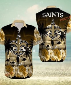 Custom Design Celebrating New Orleans Saints Hawaiian Shirt