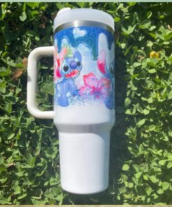 Custom Disney Lilo & Stitch 40 oz Tumbler BRAND NEW Double wall vacuum insulatio