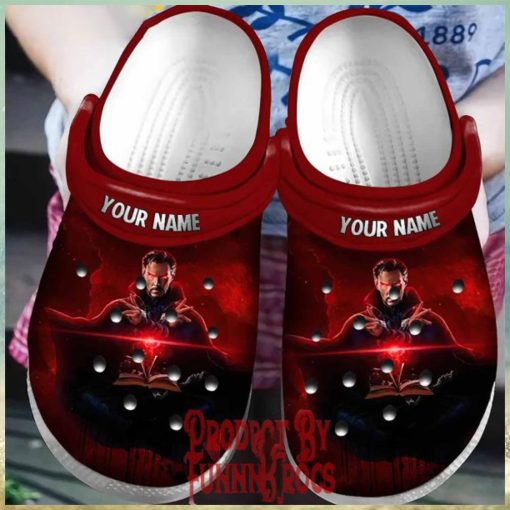 Custom Doctor Strange Magic Red Crocs