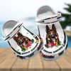 Custom Name Boxer Hibiscus Dog Crocs Shoes for Boxer Fans