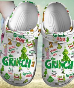 Custom Name Grinch Christmas Shoes Crocs