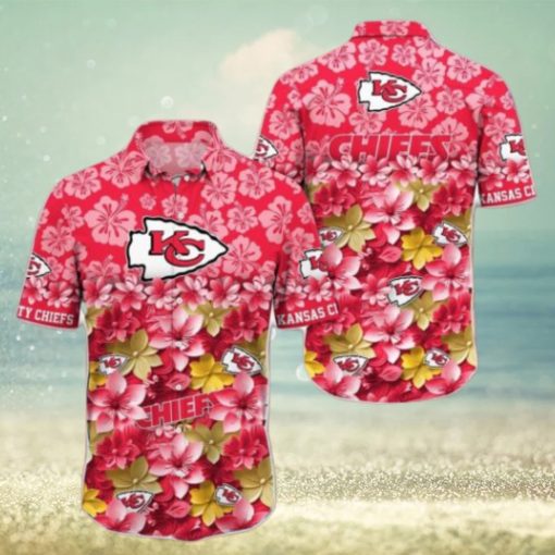 Custom Name NFL Kansas City Chiefs Hawaiian Shirt Trending Summer Gift