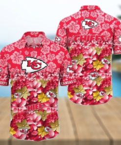 Custom Name NFL Kansas City Chiefs Hawaiian Shirt Trending Summer Gift