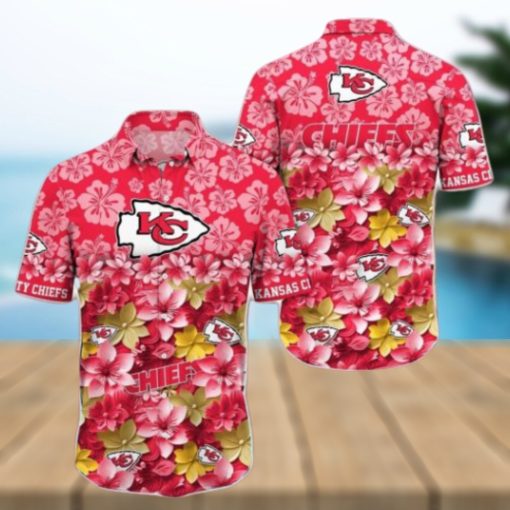 Custom Name NFL Kansas City Chiefs Hawaiian Shirt Trending Summer Gift