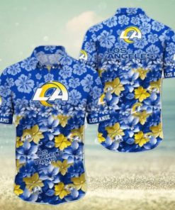 Custom Name NFL Los Angeles Rams Hawaiian Shirt Trending Summer Gift