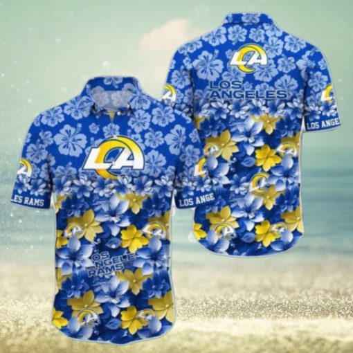 Custom Name NFL Los Angeles Rams Hawaiian Shirt Trending Summer Gift