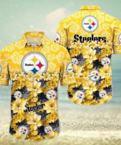 Custom Name NFL Pittsburgh Steelers Hawaiian Shirt Trending Summer Gift