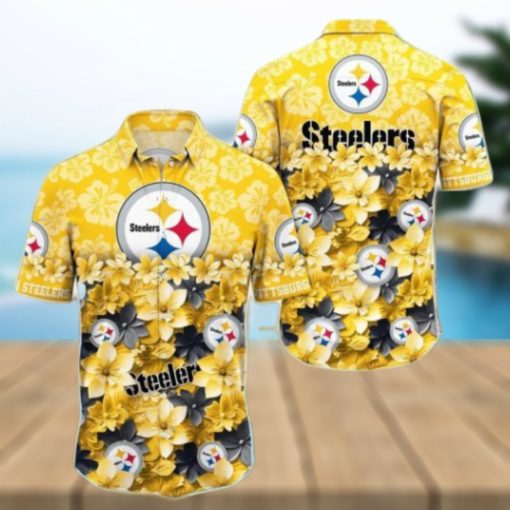 Custom Name NFL Pittsburgh Steelers Hawaiian Shirt Trending Summer Gift