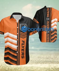 Custom Name NHL Philadelphia Flyers Print Aloha Hawaiian Shirt For Men And Women